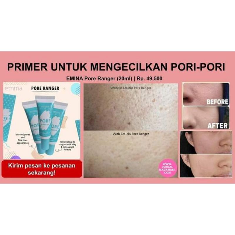 (hàng Mới Về) Kem Lót Trang Điểm Che Phủ Lỗ Chân Lông Thương Hiệu Emina | BigBuy360 - bigbuy360.vn