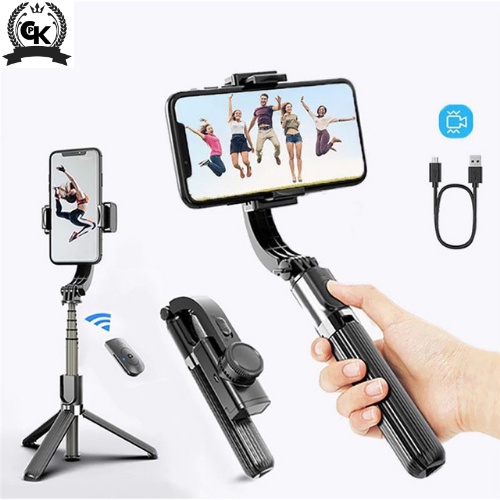 Gậy chống rung GIMBAL STABILLZER L08, gậy quay phim chụp ảnh tự sướng 3 chân đỡ CAO CẤP - BH 1 đổi 1