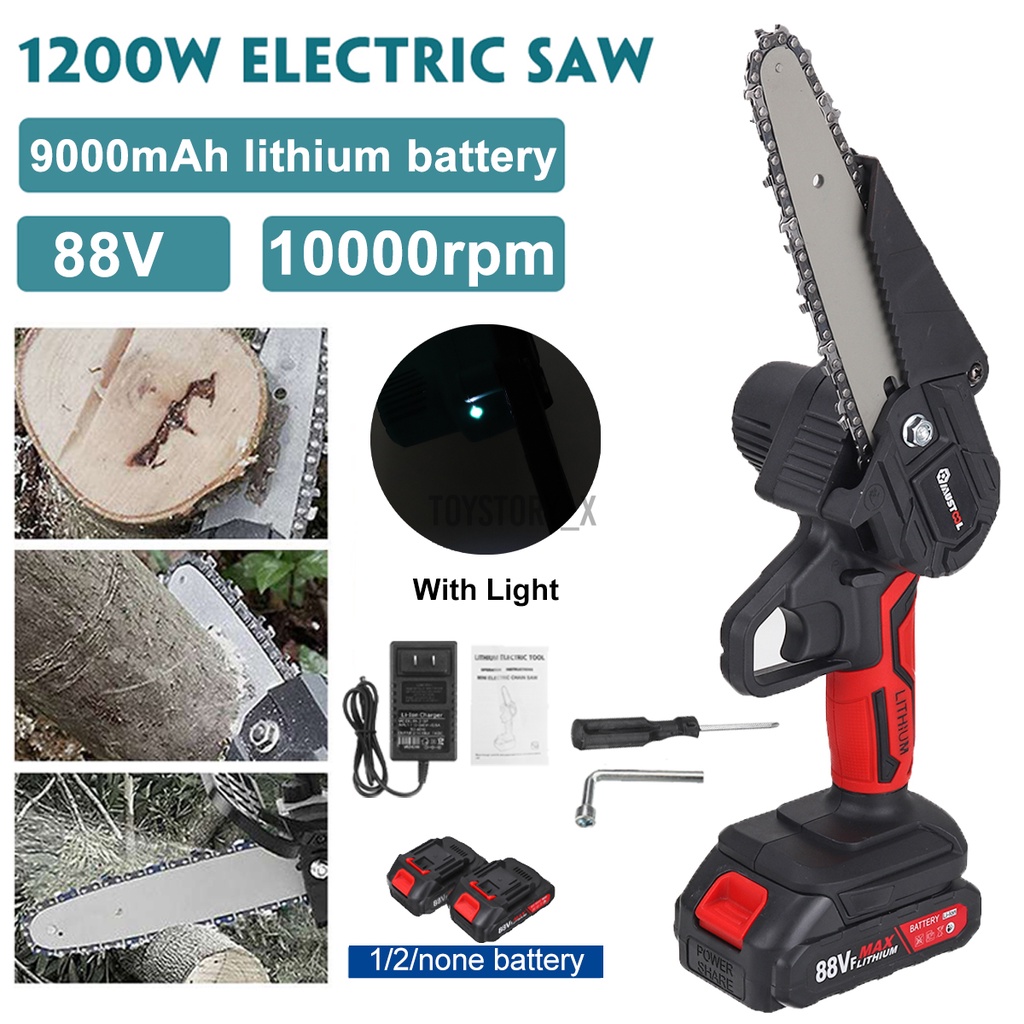 Máy cưa xích chạy điện 6 Inch 88v 1200w