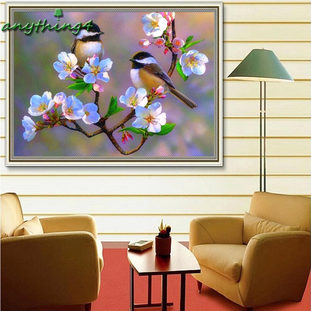 ♚any♚ Beautiful  Two Birds Diamond Embroidery Painting Cross Stitch DIY Craft Home Decor
