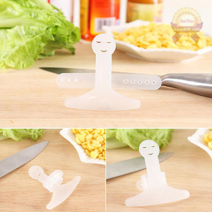 Nhựa xỏ ngón tay bảo vệ ngón tay khi thái cắt thịt rau củ quả