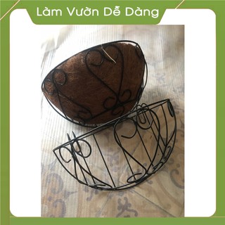 COMBO 2 CHẬU SÒ MÓC BAN CÔNG - Dùng để treo lên tường trồng hoa, tăng vẻ mỹ quan cho nhà bạn