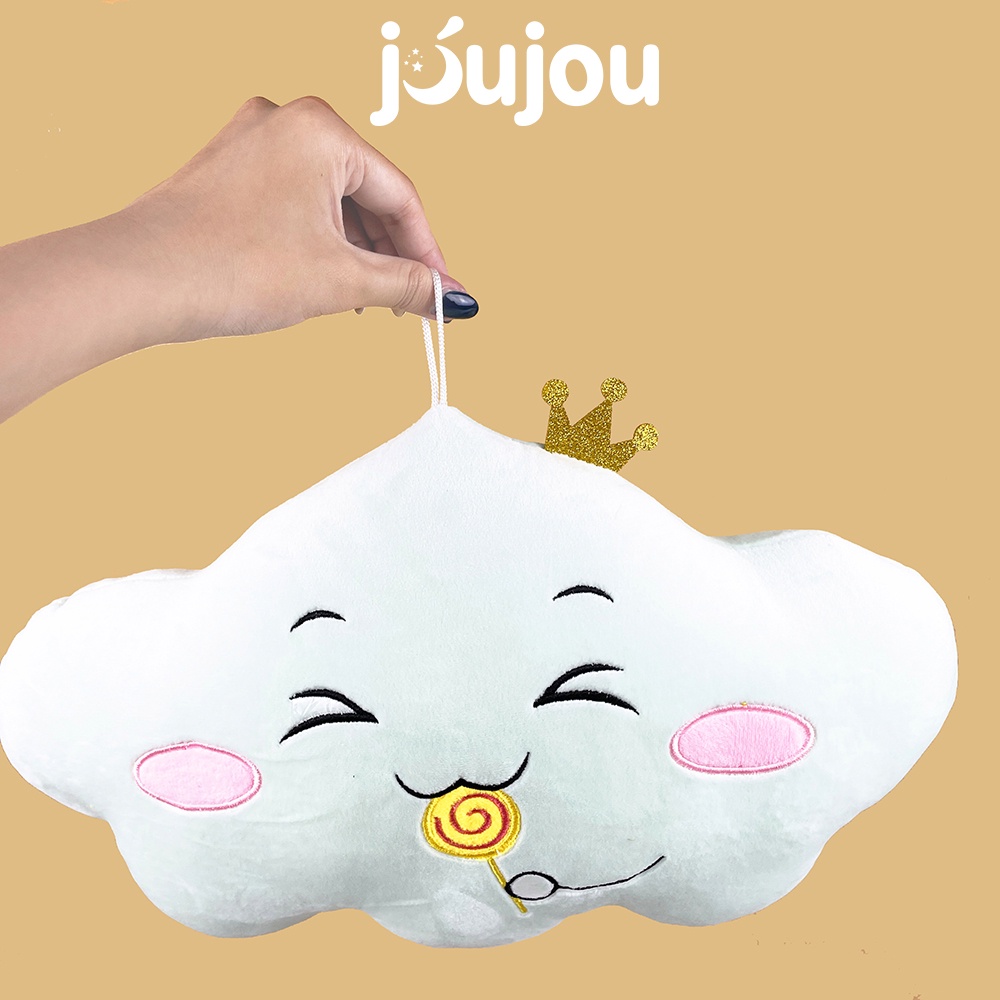 Gấu bông đám mây biểu cảm cute size 40cm cao cấp JouJou mềm mịn dễ thương