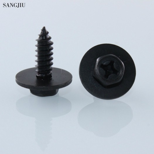 10 cái cản lót chắn bùn bằng thép đinh hình lục giác đầu vít cố định tự khai thác