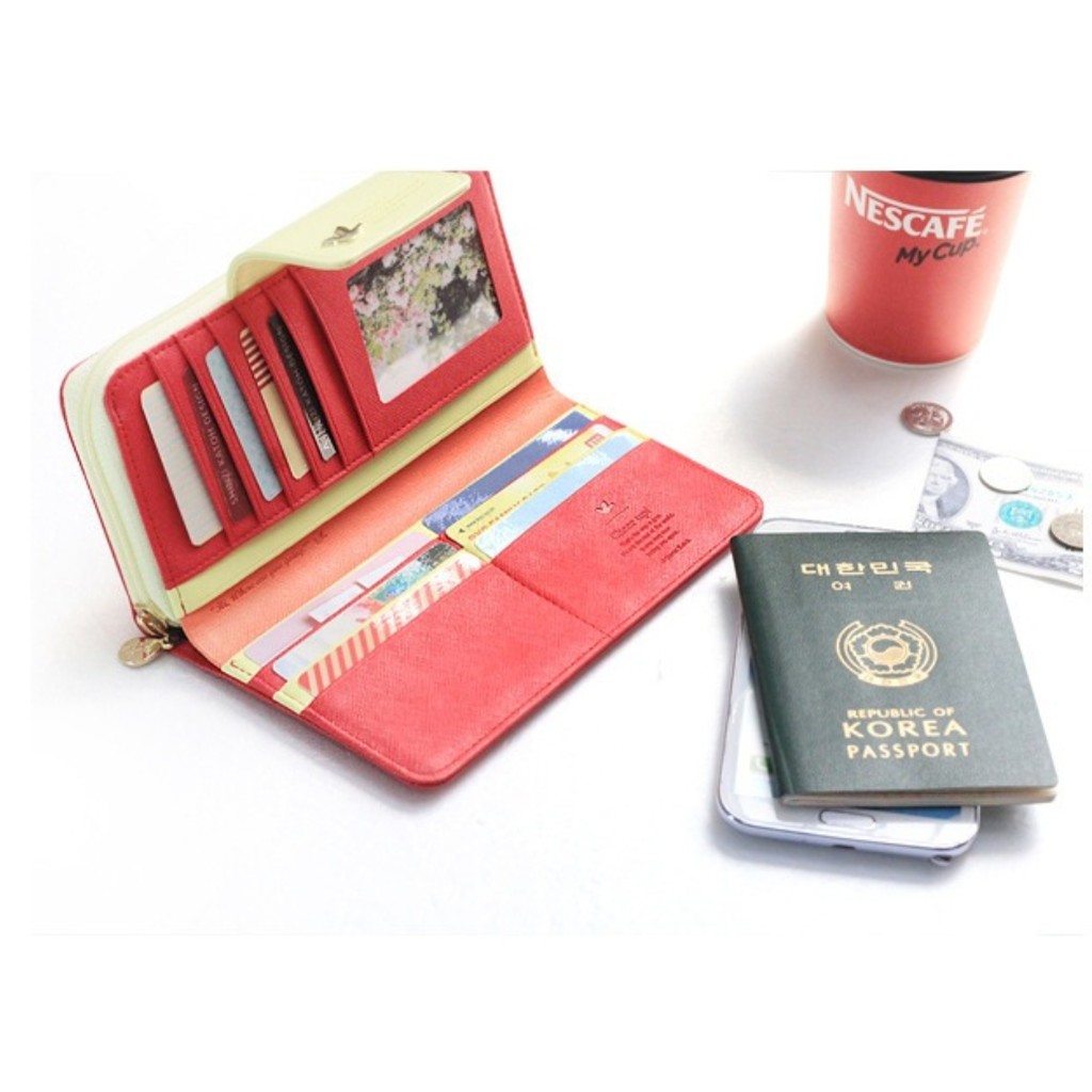 Ví Cầm Tay Phối Màu Cao Cấp | BigBuy360 - bigbuy360.vn