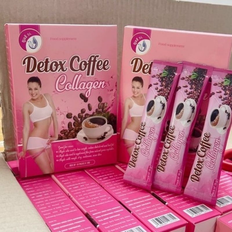 Cà phê Detox Collagen giảm cân