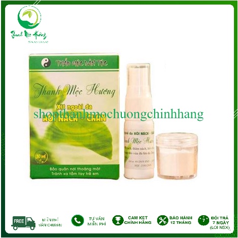 Khử mùi Hôi nách, hôi chân Thanh Mộc Hương