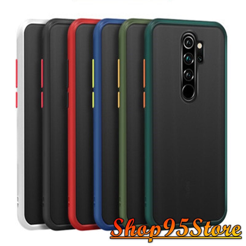 Ốp cao su non Xiaomi Redmi Note 8 Note 8 pro Mi 8 Note 7 Note 7 pro Redmi 8 Redmi 8A Mi 11 lưng nhám chống vân tay