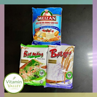 Các Loại Bột Làm Bánh (Bột Mì Đa dụng, Bột Năng, Bột Gạo)