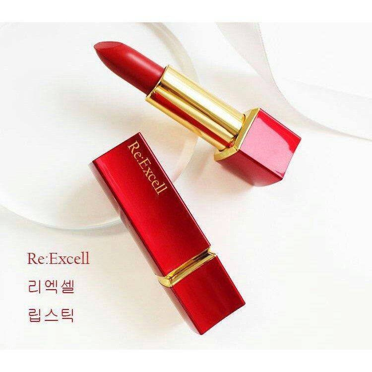 Son môi Re:Excell LIPSTICK, hàng nhập khẩu không chì, chống thâm môi, chiết xuất từ thiên nhiên