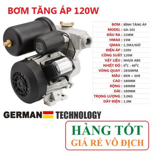 Bơm tăng áp tự động 120w