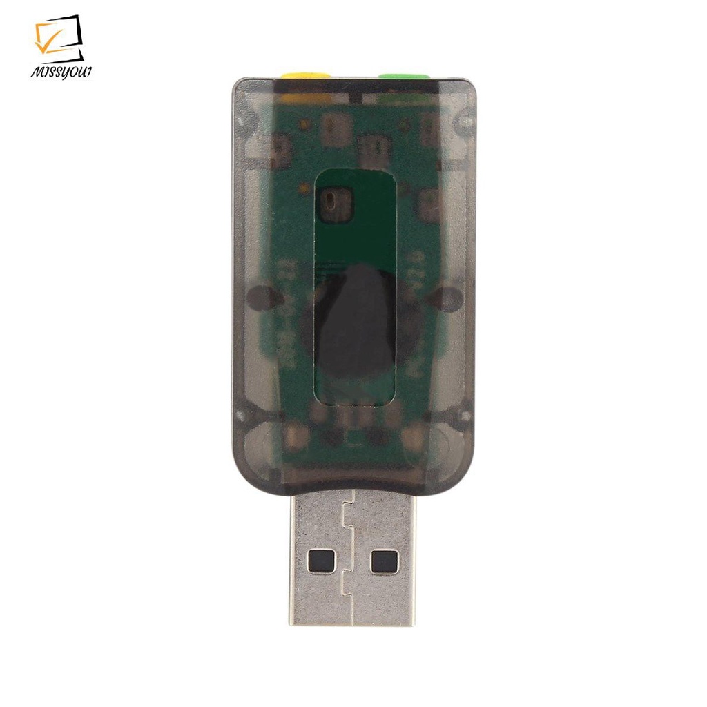 Giắc Cắm Chuyển Đổi Tai Nghe/ Micro Cổng Usb 2.0 Chuyên Dùng