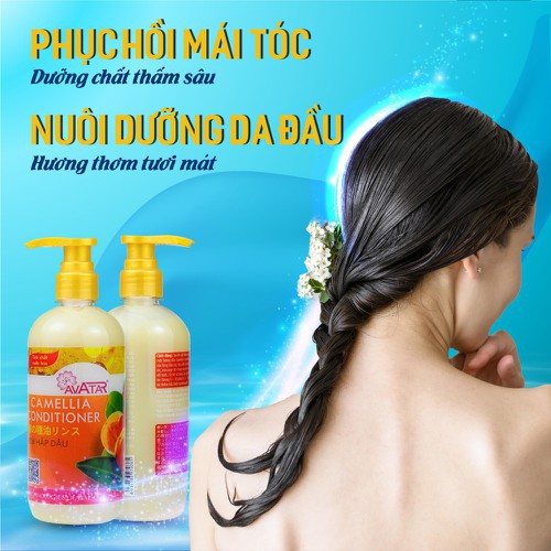 Dầu gội thảo mộc AVATAR tinh chất Gừng và Nhân Sâm 500ml