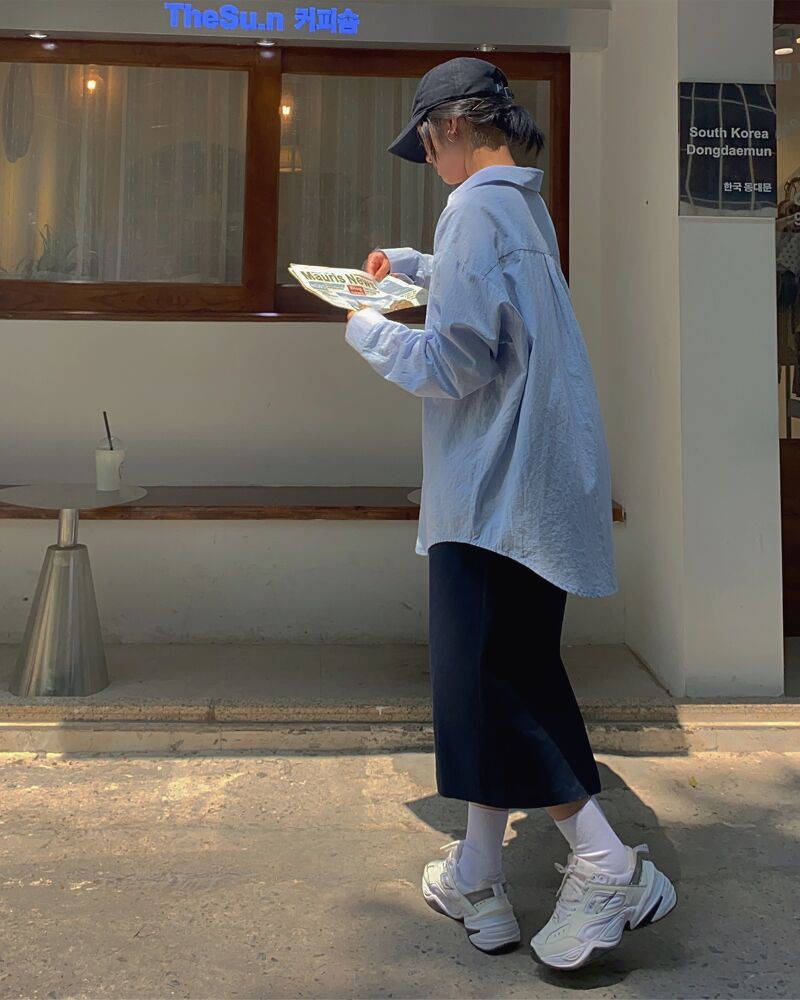 Chân váy midi chun sau NQ - CV0286 | BigBuy360 - bigbuy360.vn