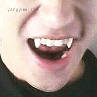 1 Cặp Răng Nanh Giả + Son Môi + Keo Cứng Hóa Trang Halloween