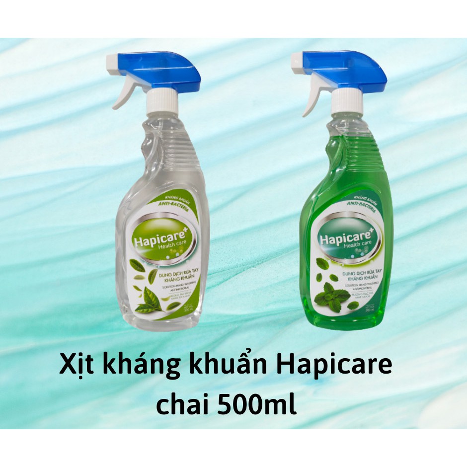 DUNG DỊCH XỊT KHÁNG KHUẨN KHÔ HAPICARE CHAI XANH 100ML - nước rửa tay - NƯỚC RỬA TAY KHÔ SÁT KHUẨN