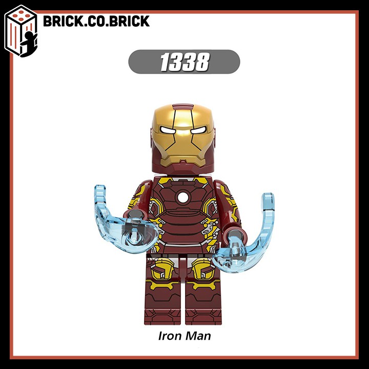 Lego Người Sắt Iron Man Đồ Chơi Lắp Ráp Mô Hình Minifigure Siêu Anh Hùng Marvels DC X0267