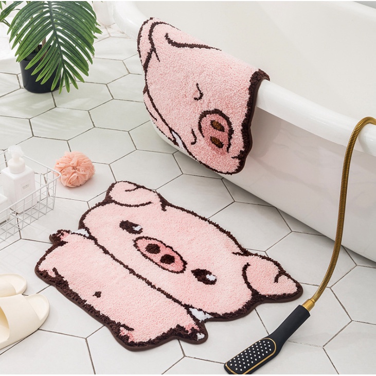 Thảm lót sàn chùi chân hình con vật ngộ nghĩnh nhiều kích thước