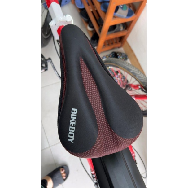 Bọc yên xe đạp thể thao Silicol Gel Bikeboy cao cấp mềm mại thoải mái êm mông, tặng kèm túi trùm đi mưa tiện lợi
