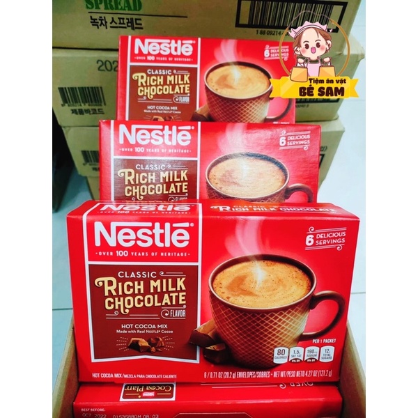 combo 2 hộp cacao nóng nestle