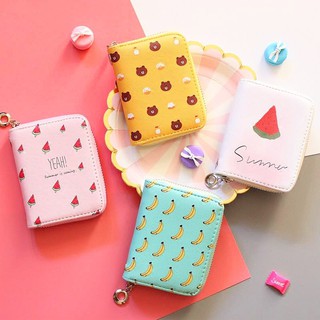 Bóp Ví Ngắn Hoa Quả Cute Dễ Thương !