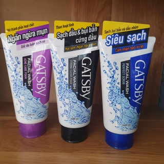 Sữa rửa mặt ngăn ngừa mụn,sạch sâu,sạch dầu Gatsby nhật 130gr