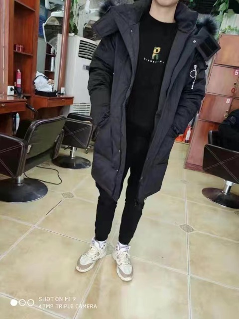 Áo Khoác Phao Nam Dáng Dài Đại Hàn Cao Cấp Thời Trang Mùa  Đông Quảng Châu