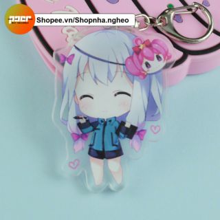 Móc khóa mica anime Eromanga Sensei
