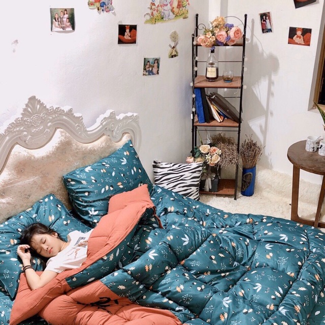 (Siêu rẻ) Set Chăn Đũi Cao Cấp 5 món