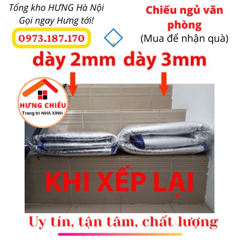 Chiếu ngủ văn phòng, thảm xốp cho em bé (nằm tại nhà, cắm trại, thảm lót vệ sinh)