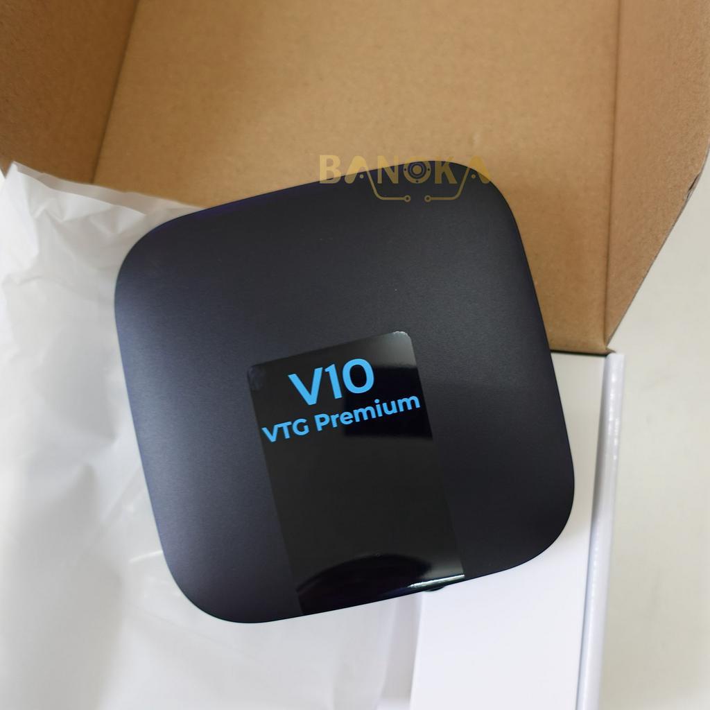 Đầu BOX VTG V10 Premium Ram 4G, ROM 16G, sử dụng Android 9, Bluetooth 4.0, hỗ trợ điều khiển giọng nói - Bảo hành 12th