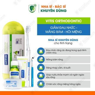 Bộ 5 món chăm sóc răng niềng chỉnh nha vitis, bàn chải, bàn chải kẻ răng - ảnh sản phẩm 2