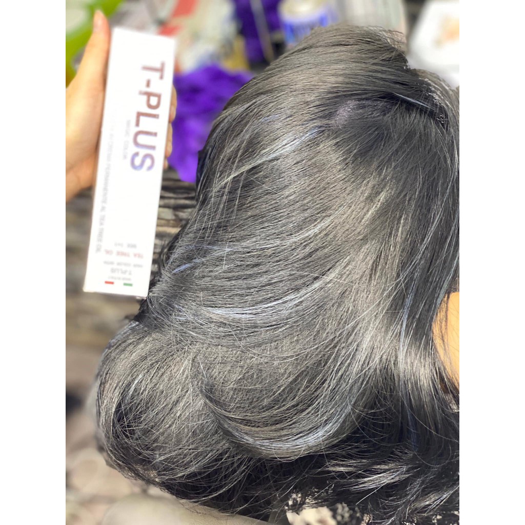 Tuýp Thuốc Nhuộm Tóc Màu Than Chì Tplus 44/111 Pencil Grey Hair Dye Color