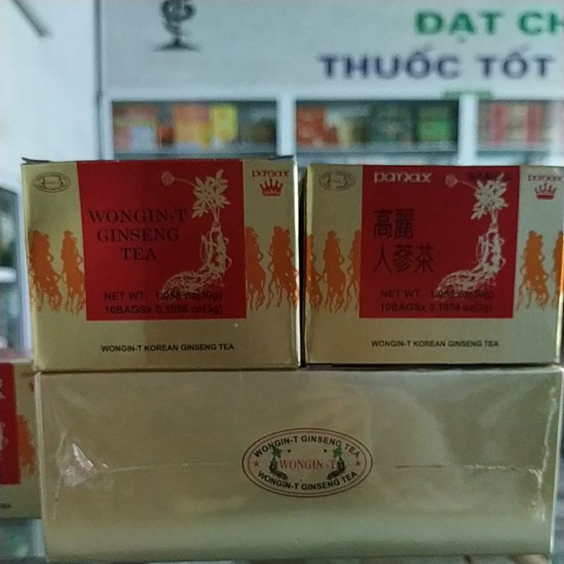 Combo10hộpx300g Chè Sâm Wongin- T Gingseng Tea Hàn Quốc