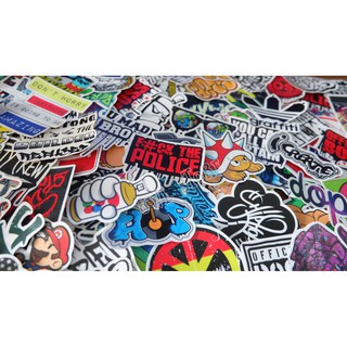 Combo hình dán cao cấp trang trí chủ đề Graffiti Sticker