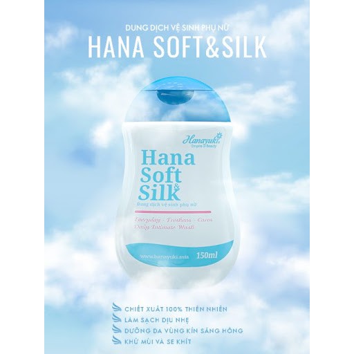 DUNG DỊCH VỆ SINH PHỤ NỮ HANA SOFT&amp;SILK