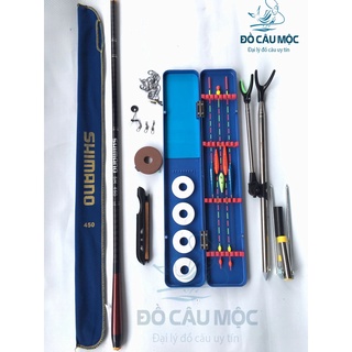 Bộ cần câu tay 5h - combo cần câu tay shimano 5h - đủ phụ kiện