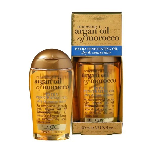 Tinh dầu dưỡng tóc OGX Argan Hair Oil of Morocco Làm Dày Tóc, Bóng Mượt, Phục Hồi Tóc Khô Hư Xơ, hàng Mỹ ShopDify