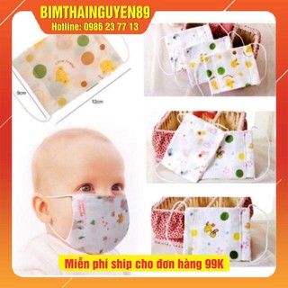 Combo 10 khẩu trang xô cho bé