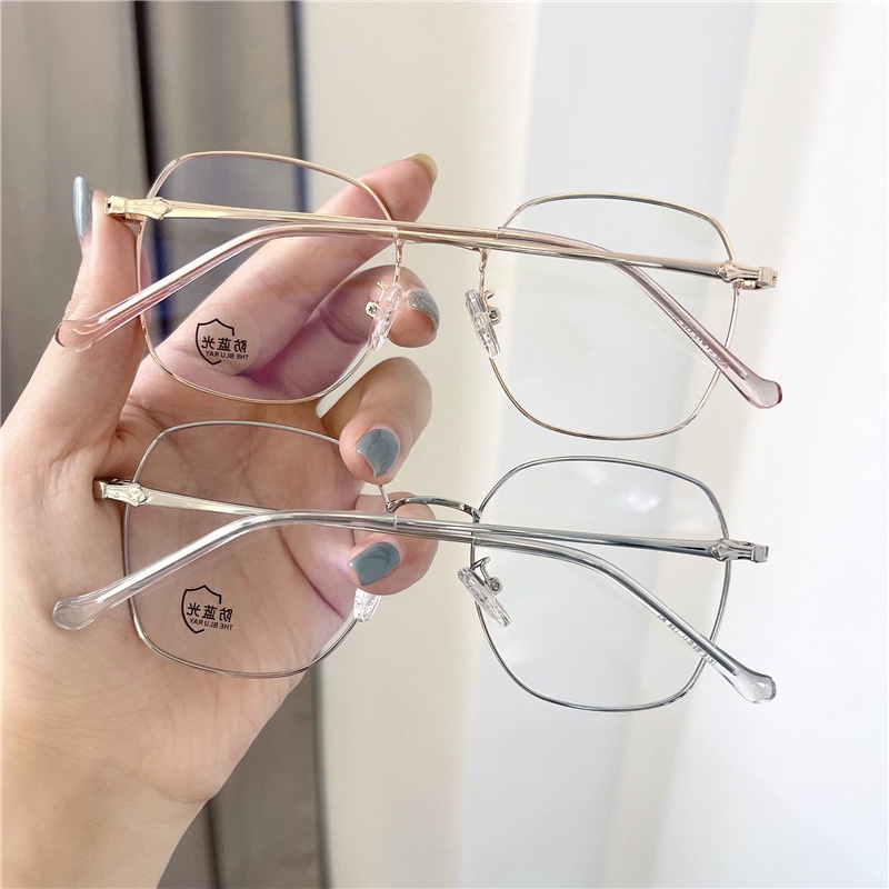 Mắt kính gọng tròn chống bức xạ thời trang cho nữ