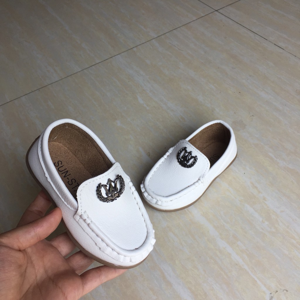 giày lười da bé trai size 21-30