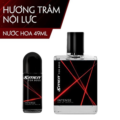 Nước Hoa Cao Cấp X-Men For Boss Intense 49ml- Hương Trầm Nội Lực