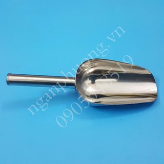 DỤNG CỤ XÚC ĐÁ BẰNG INOX, MUỖNG XÚC ĐÁ INOX