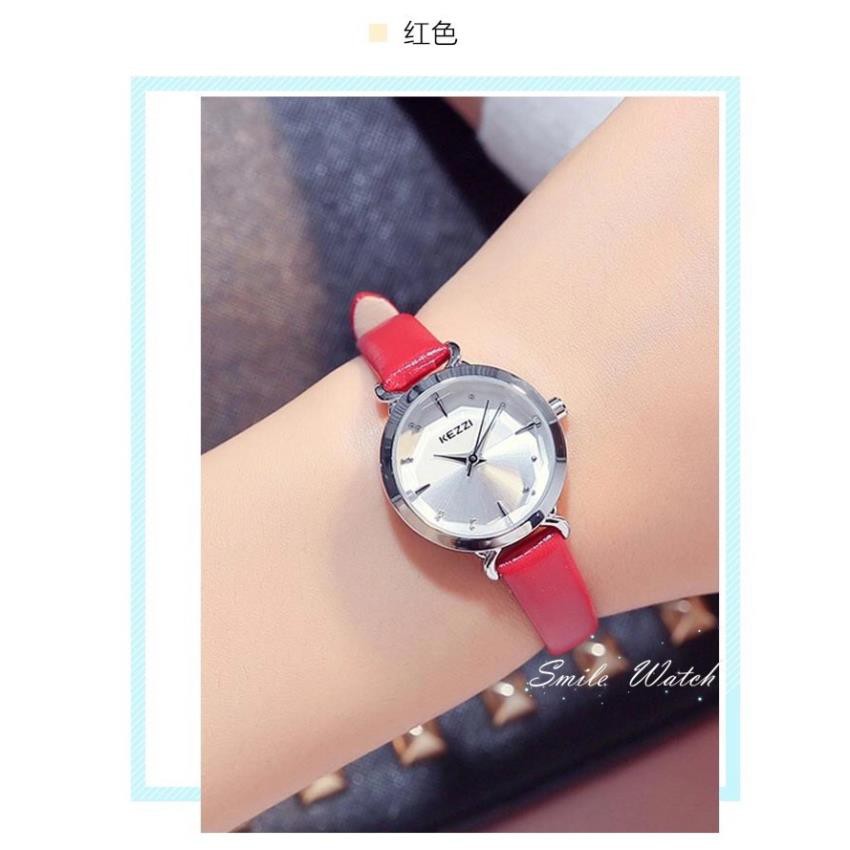 Đồng hồ nữ Kezzi 1651 hàng chính hãng dây da nhỏ xinh mini [HÀNG XỊN] | BigBuy360 - bigbuy360.vn