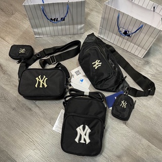 Túi bao tử / túi đeo chéo mlb ny nylon hip sack new york yankees black | ảnh thật chụp tại shop - balo shiba