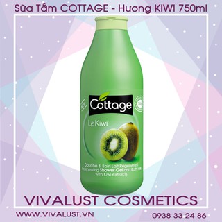 Sữa tắm COTTAGE Le Kiwi - Hương Kiwi (750ml)