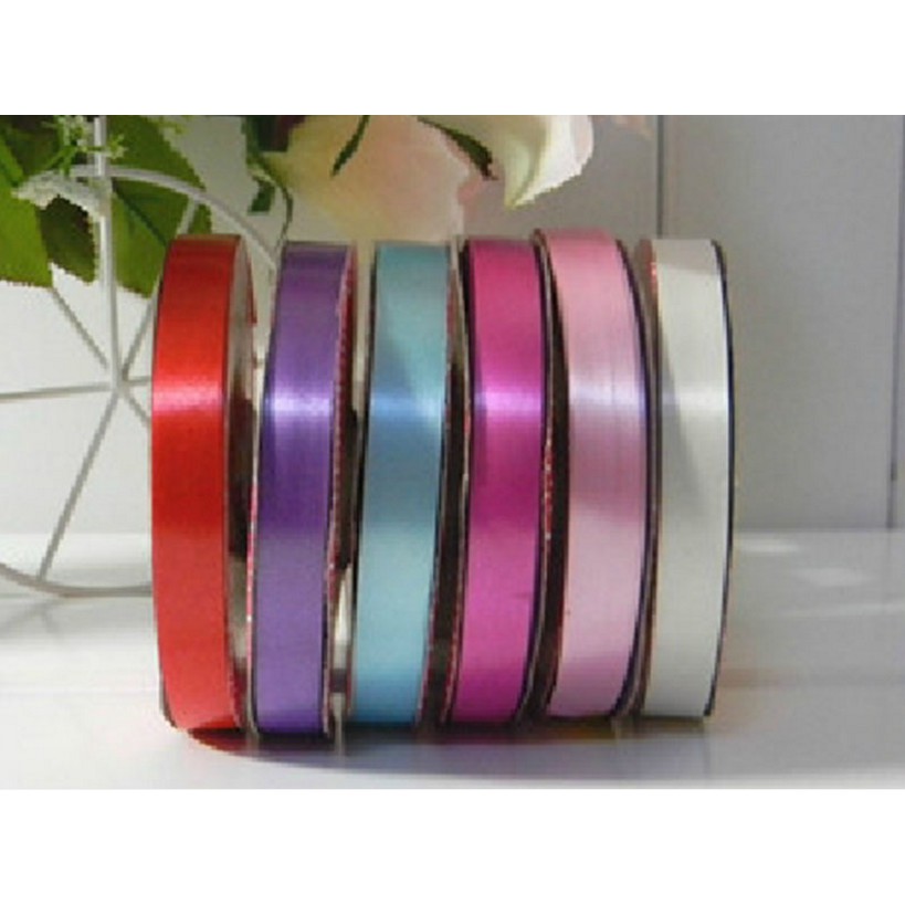 Ruy băng buộc đuôi bóng nhiều màu 0.12*30m