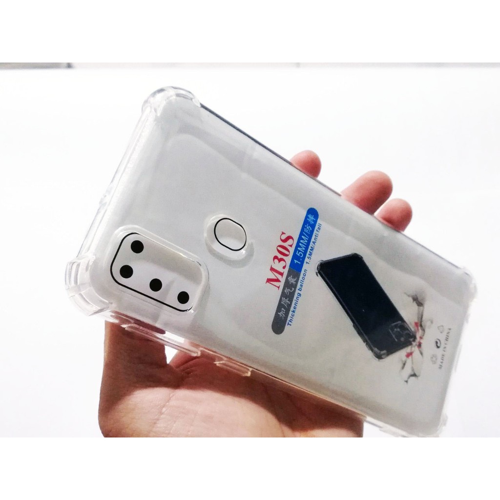 Ốp lưng Samsung M21/ M30s-Chống sốc-Trong suốt- Dày Lâu ố vàng
