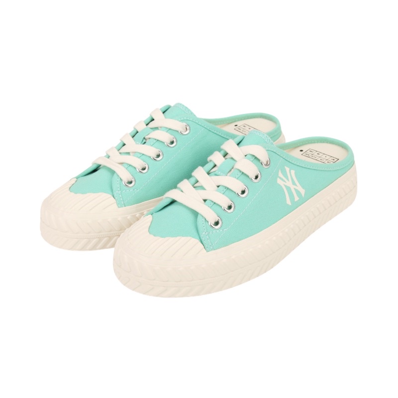 Giày thể thao Sneaker MLB Mule Đạp gót Playball Origin màu Xanh Mint