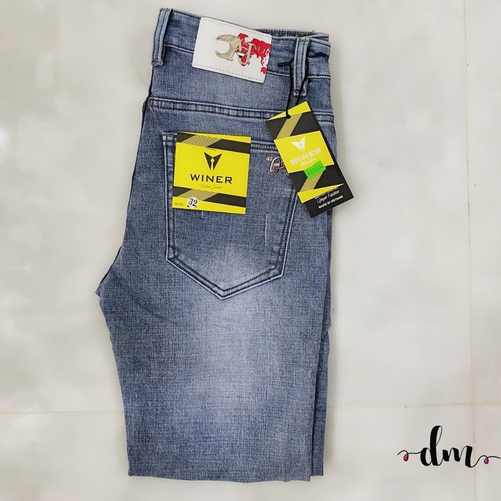 Quần Jean Nam Body Co Dãn Quần Rin Dài Nam Wax Cá Tính